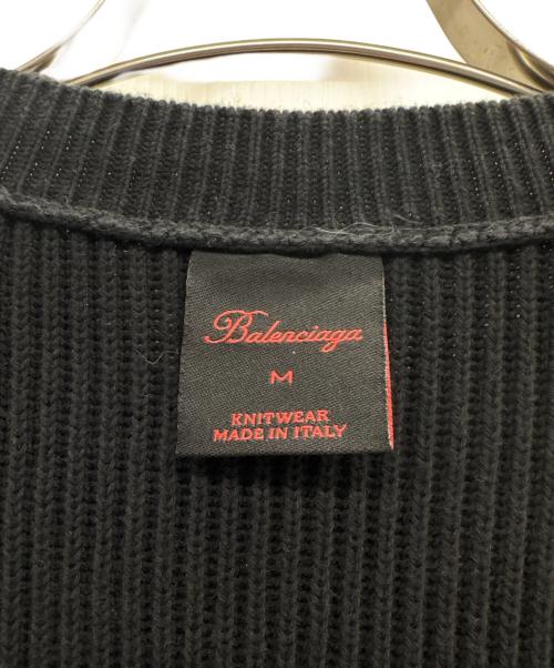 BALENCIAGA（バレンシアガ）BALENCIAGA (バレンシアガ) GARDEROBEニット ブラック サイズ:Mの古着・服飾アイテム