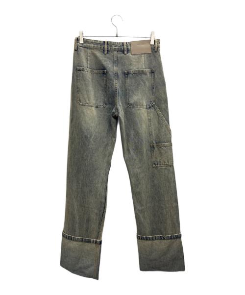 entire studios（エンタイアスタジオ）entire studios (エンタイアスタジオ) Cuff Surface Wave Jeans インディゴ サイズ:Sの古着・服飾アイテム