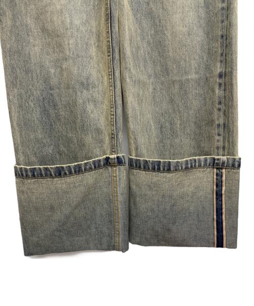 entire studios（エンタイアスタジオ）entire studios (エンタイアスタジオ) Cuff Surface Wave Jeans インディゴ サイズ:Sの古着・服飾アイテム