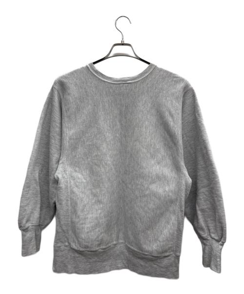 Champion REVERSE WEAVE（チャンピオン リバース ウィーブ）Champion REVERSE WEAVE (チャンピオン リバース ウィーブ) リバースウィーブスウェット アイボリー×ブルー サイズ:Lの古着・服飾アイテム