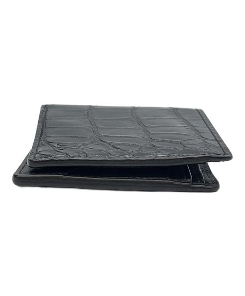 LOUIS VUITTON（ルイ ヴィトン）LOUIS VUITTON (ルイ ヴィトン) 2つ折り財布 ポルトフォイユ ミュルティプル クロコダイル ブラックの古着・服飾アイテム