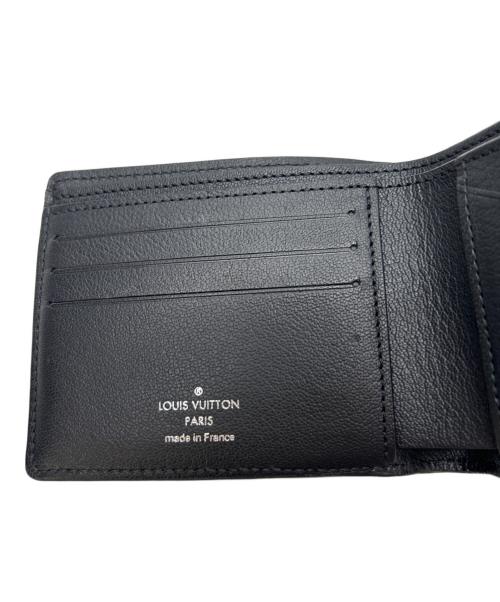 LOUIS VUITTON（ルイ ヴィトン）LOUIS VUITTON (ルイ ヴィトン) 2つ折り財布 ポルトフォイユ ミュルティプル クロコダイル ブラックの古着・服飾アイテム