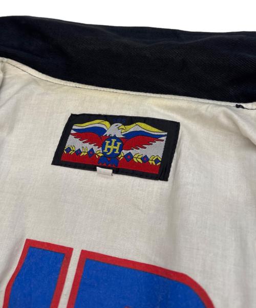 JEFF HAMILTON（ジェフハミルトン）JEFF HAMILTON (ジェフハミルトン) DENVER NUGGETS レザージャケット ブラック サイズ:Lの古着・服飾アイテム