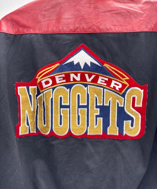 JEFF HAMILTON（ジェフハミルトン）JEFF HAMILTON (ジェフハミルトン) DENVER NUGGETS レザージャケット ブラック サイズ:Lの古着・服飾アイテム