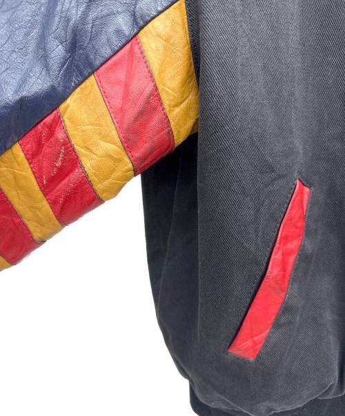 JEFF HAMILTON（ジェフハミルトン）JEFF HAMILTON (ジェフハミルトン) DENVER NUGGETS レザージャケット ブラック サイズ:Lの古着・服飾アイテム