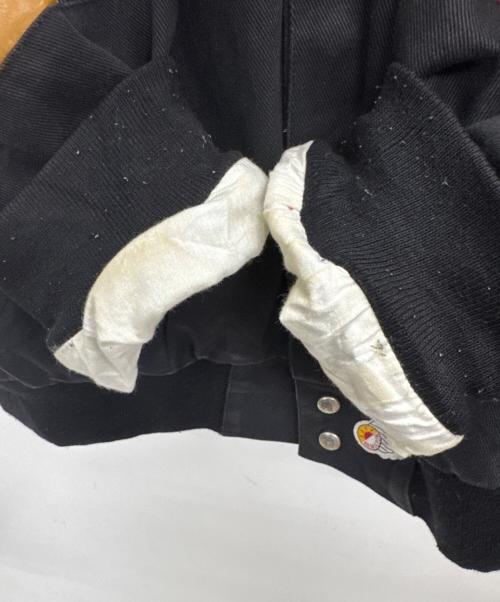 JEFF HAMILTON（ジェフハミルトン）JEFF HAMILTON (ジェフハミルトン) DENVER NUGGETS レザージャケット ブラック サイズ:Lの古着・服飾アイテム