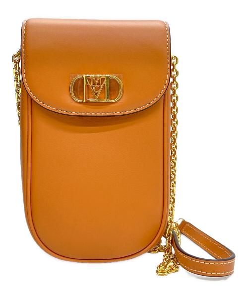 MCM（エムシーエム）MCM (エムシーエム) ロゴメタルチェーンショルダー キャメルの古着・服飾アイテム