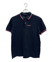PRADA（プラダ）の古着「Logo Design Polo」｜ブラック