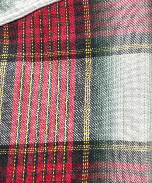 Patagonia（パタゴニア）Patagonia (パタゴニア) ネルシャツ レッド×グリーン サイズ:XLの古着・服飾アイテム