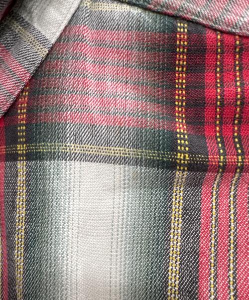 Patagonia（パタゴニア）Patagonia (パタゴニア) ネルシャツ レッド×グリーン サイズ:XLの古着・服飾アイテム