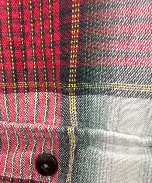 Patagonia（パタゴニア）Patagonia (パタゴニア) ネルシャツ レッド×グリーン サイズ:XLの古着・服飾アイテム