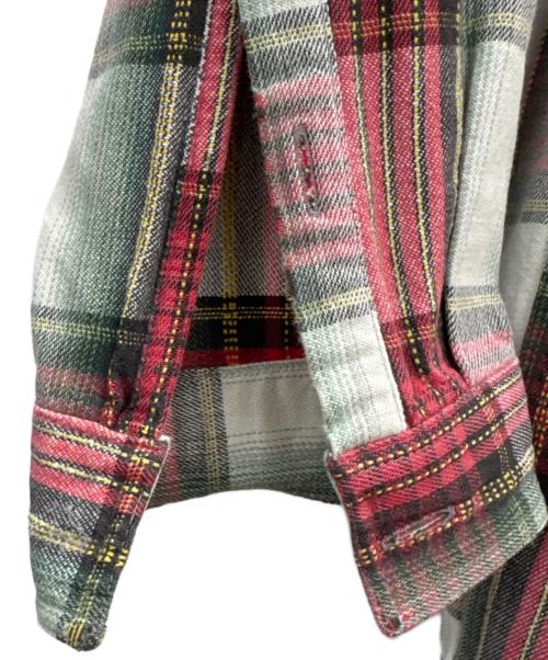 Patagonia（パタゴニア）Patagonia (パタゴニア) ネルシャツ レッド×グリーン サイズ:XLの古着・服飾アイテム