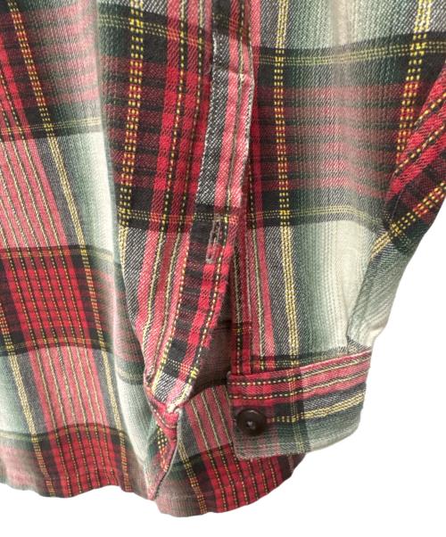 Patagonia（パタゴニア）Patagonia (パタゴニア) ネルシャツ レッド×グリーン サイズ:XLの古着・服飾アイテム