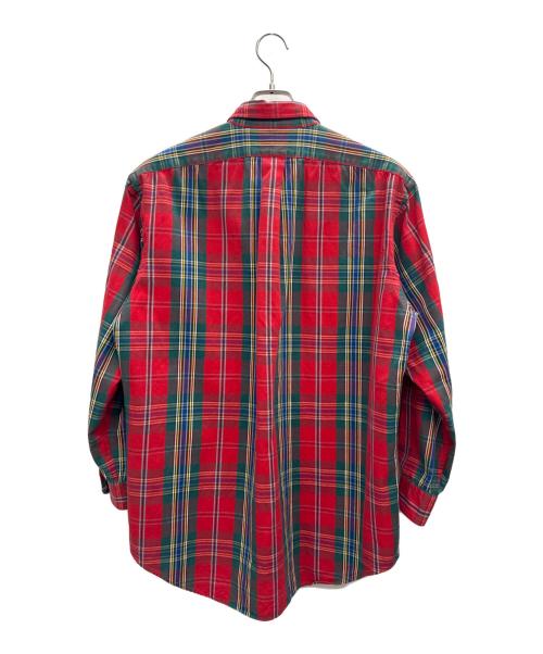 POLO COUNTRY（ポロカントリー）POLO COUNTRY (ポロカントリー) ネルシャツ レッド サイズ:Mの古着・服飾アイテム
