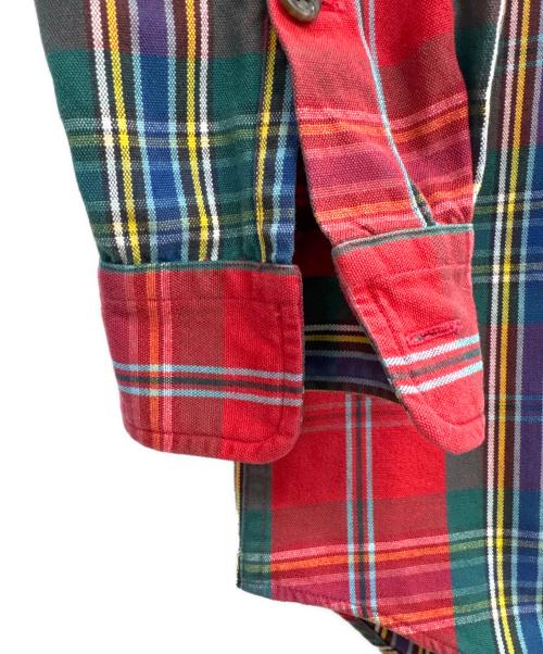 POLO COUNTRY（ポロカントリー）POLO COUNTRY (ポロカントリー) ネルシャツ レッド サイズ:Mの古着・服飾アイテム