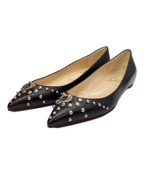 Christian Louboutin（クリスチャン・ルブタン）Christian Louboutin (クリスチャン・ルブタン) スタッズパンプス ブラック サイズ:36 1/2の古着・服飾アイテム