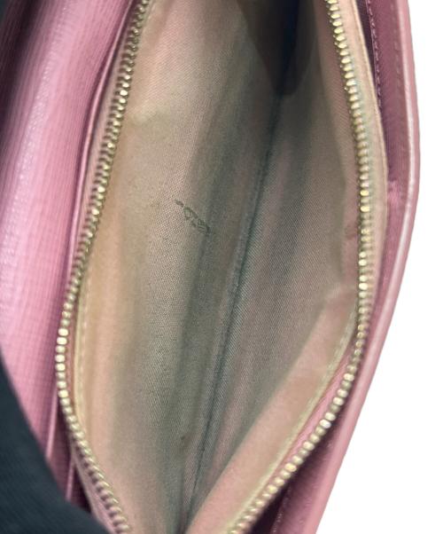 FENDI（フェンディ）FENDI (フェンディ) 長財布 ズッカ  ピンク×ブラウンの古着・服飾アイテム
