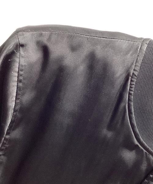 stussy（ステューシー）stussy (ステューシー) ストック サテン  ジャケット ブラック×レッド サイズ:SMALLの古着・服飾アイテム