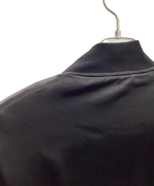 stussy（ステューシー）stussy (ステューシー) ストック サテン  ジャケット ブラック×レッド サイズ:SMALLの古着・服飾アイテム