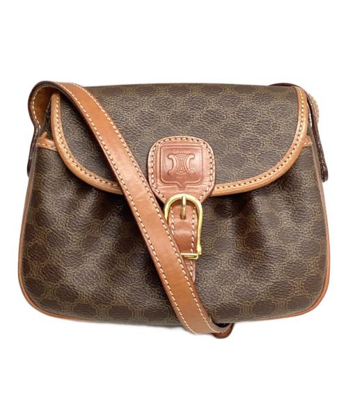 CELINE（セリーヌ）CELINE (セリーヌ) ショルダーバッグ M10 マカダム ブラウンの古着・服飾アイテム