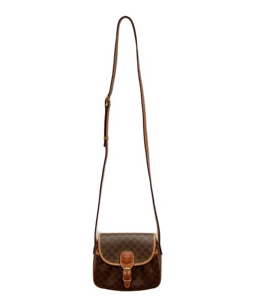 CELINE（セリーヌ）CELINE (セリーヌ) ショルダーバッグ M10 マカダム ブラウンの古着・服飾アイテム