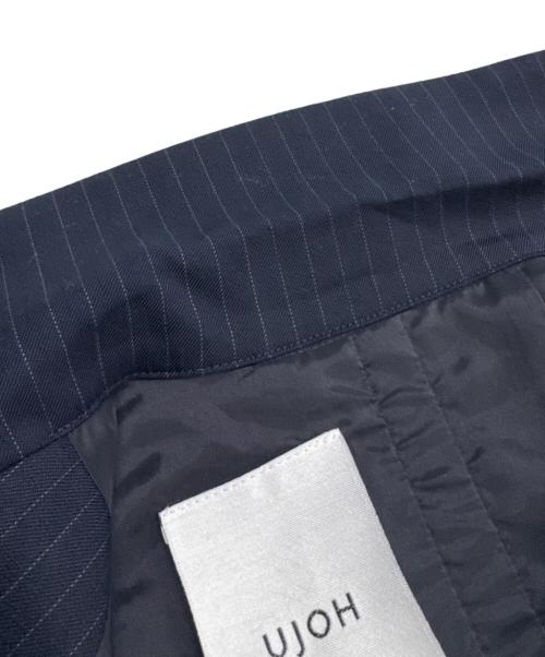 Ujoh（ウジョー）Ujoh (ウジョー) アシンメトリーテーラードベスト ネイビー サイズ:2の古着・服飾アイテム