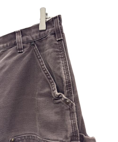 CarHartt（カーハート）CarHartt (カーハート) ダブルニーパンツ パープル サイズ:W34×L32の古着・服飾アイテム