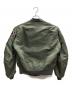 ALPHA (アルファ) フライトジャケット MA-1 90s カーキ サイズ:MEDIUM：18000円