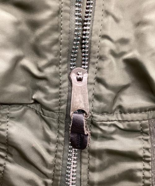 ALPHA（アルファ）ALPHA (アルファ) フライトジャケット MA-1 90s カーキ サイズ:LARGEの古着・服飾アイテム