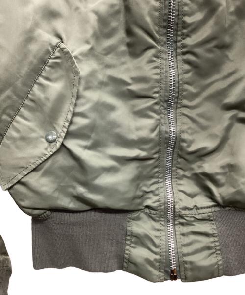 ALPHA（アルファ）ALPHA (アルファ) フライトジャケット MA-1 90s カーキ サイズ:LARGEの古着・服飾アイテム