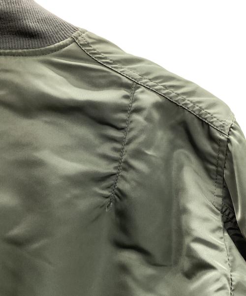 ALPHA（アルファ）ALPHA (アルファ) フライトジャケット MA-1 90s カーキ サイズ:LARGEの古着・服飾アイテム