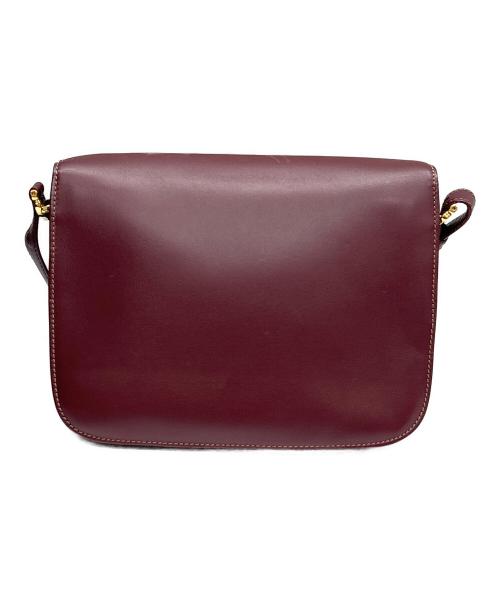 Cartier（カルティエ）Cartier (カルティエ) ショルダーバッグ マストライン ボルドーの古着・服飾アイテム