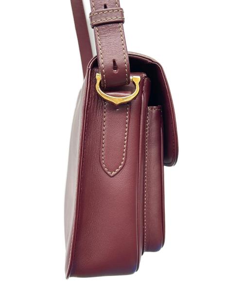 Cartier（カルティエ）Cartier (カルティエ) ショルダーバッグ マストライン ボルドーの古着・服飾アイテム