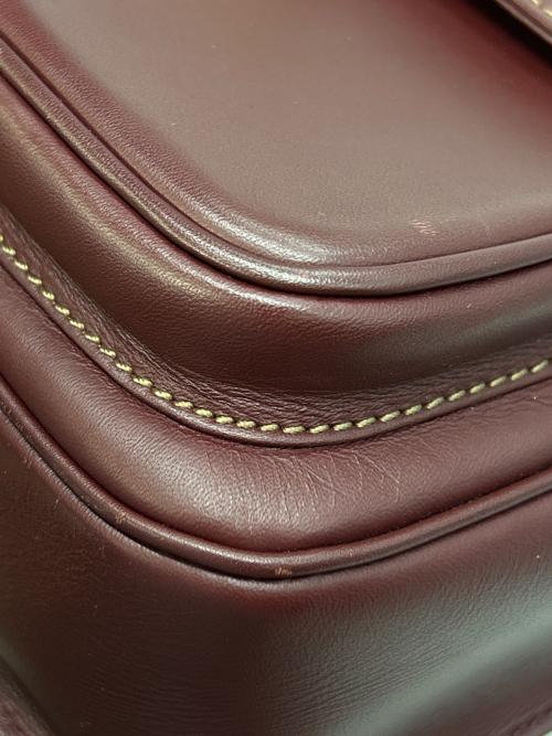 Cartier（カルティエ）Cartier (カルティエ) ショルダーバッグ マストライン ボルドーの古着・服飾アイテム