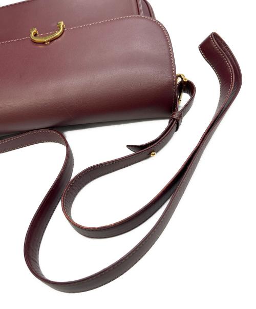 Cartier（カルティエ）Cartier (カルティエ) ショルダーバッグ マストライン ボルドーの古着・服飾アイテム