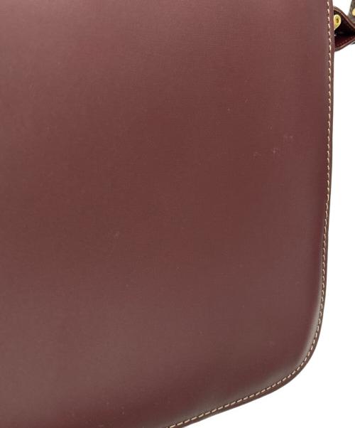 Cartier（カルティエ）Cartier (カルティエ) ショルダーバッグ マストライン ボルドーの古着・服飾アイテム