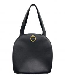 CELINE（セリーヌ）の古着「ショルダーバッグ ガンチーニ ハーフムーン」｜ブラック