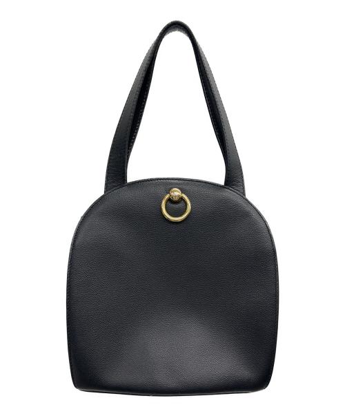 CELINE（セリーヌ）CELINE (セリーヌ) ショルダーバッグ ガンチーニ ハーフムーン ブラックの古着・服飾アイテム