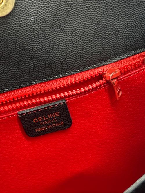CELINE（セリーヌ）CELINE (セリーヌ) ショルダーバッグ ガンチーニ ハーフムーン ブラックの古着・服飾アイテム