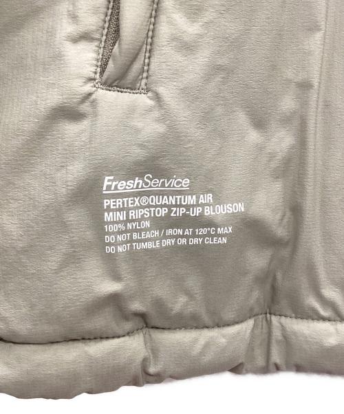 FreshService（フレッシュサービス）FreshService (フレッシュサービス) PERTEX QUANTUM AIR MINI RIPSTOP ZIP-UP BLOUSON グレー サイズ:Lの古着・服飾アイテム