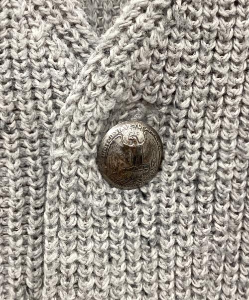 Ron Herman（ロンハーマン）Ron Herman (ロンハーマン) コンチョカーディガン グレー サイズ:Mの古着・服飾アイテム