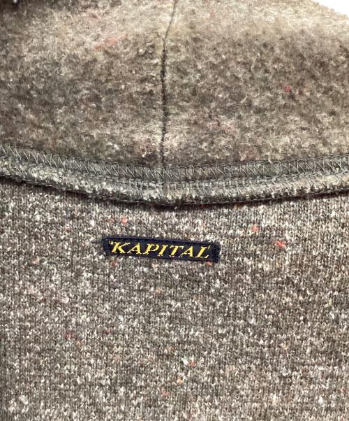 KAPITAL（キャピタル）KAPITAL (キャピタル) ショールカラーカーディガン オリーブ サイズ:Mの古着・服飾アイテム