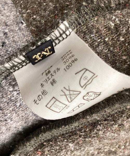 KAPITAL（キャピタル）KAPITAL (キャピタル) ショールカラーカーディガン オリーブ サイズ:Mの古着・服飾アイテム