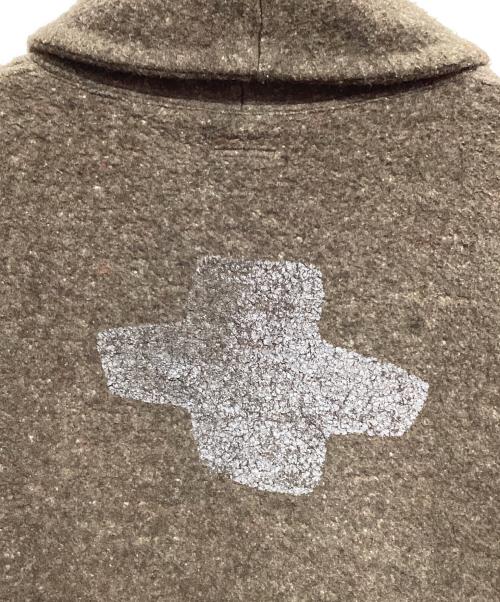 KAPITAL（キャピタル）KAPITAL (キャピタル) ショールカラーカーディガン オリーブ サイズ:Mの古着・服飾アイテム