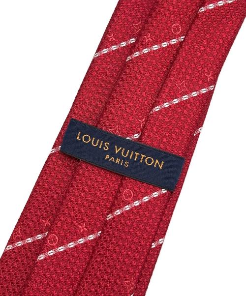 LOUIS VUITTON（ルイ ヴィトン）LOUIS VUITTON (ルイ ヴィトン) ネクタイ クラヴァット・ストライプ レッド サイズ:の古着・服飾アイテム