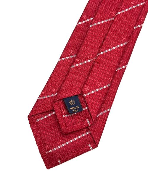 LOUIS VUITTON（ルイ ヴィトン）LOUIS VUITTON (ルイ ヴィトン) ネクタイ クラヴァット・ストライプ レッド サイズ:の古着・服飾アイテム