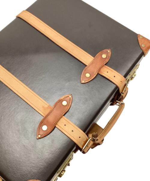 GLOBE-TROTTER（グローブトロッター）GLOBE-TROTTER (グローブトロッター) サファリ キャリーオン 2輪 ダークブラウンの古着・服飾アイテム