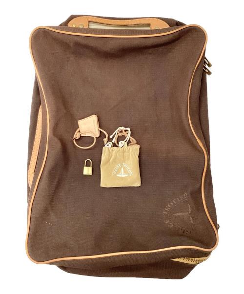 GLOBE-TROTTER（グローブトロッター）GLOBE-TROTTER (グローブトロッター) サファリ キャリーオン 2輪 ダークブラウンの古着・服飾アイテム