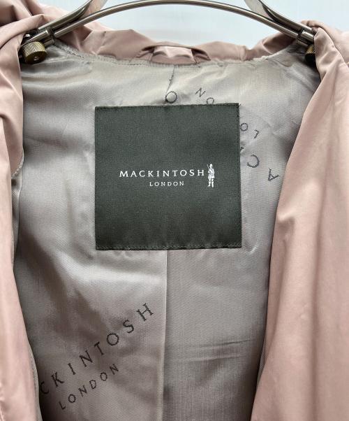 MACKINTOSH LONDON（マッキントッシュ ロンドン）MACKINTOSH LONDON (マッキントッシュ ロンドン) ダウンコート ピンク サイズ:38の古着・服飾アイテム