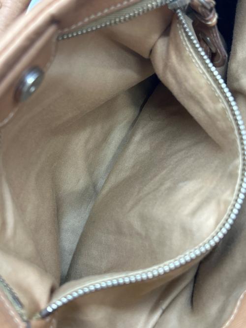 MIU MIU（ミュウミュウ）MIU MIU (ミュウミュウ) ハンドバッグ ブラウンの古着・服飾アイテム